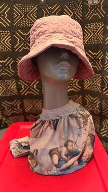 Scala Quilted Bucket Hat One Size Pink